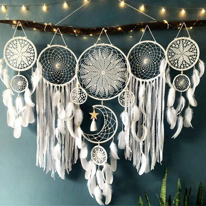 5pcs/set Dream Catchers Boho Home Decor Macrame Dream catchers