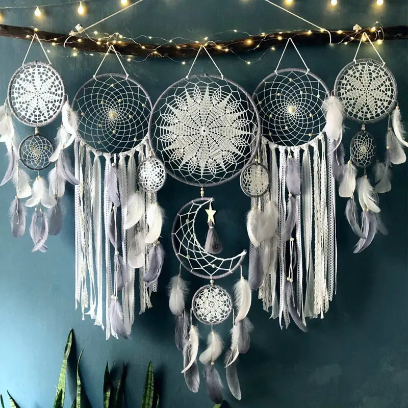 5pcs/set Dream Catchers Boho Home Decor Macrame Dream catchers